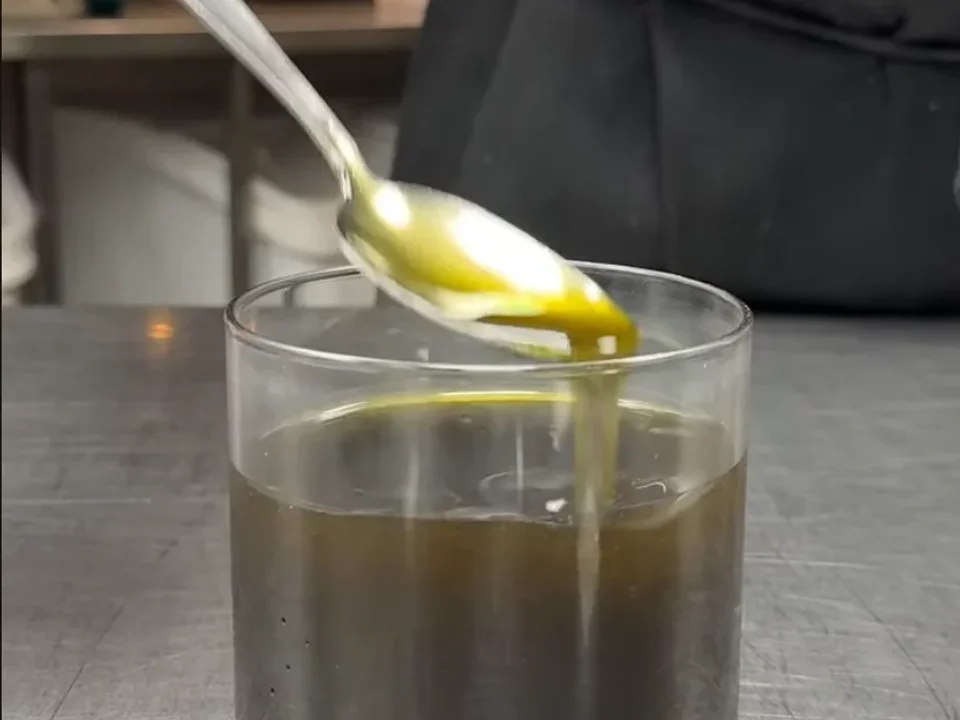 Rökt purjolöksolja